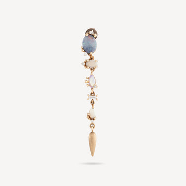 Olina Opal Hanging Earring