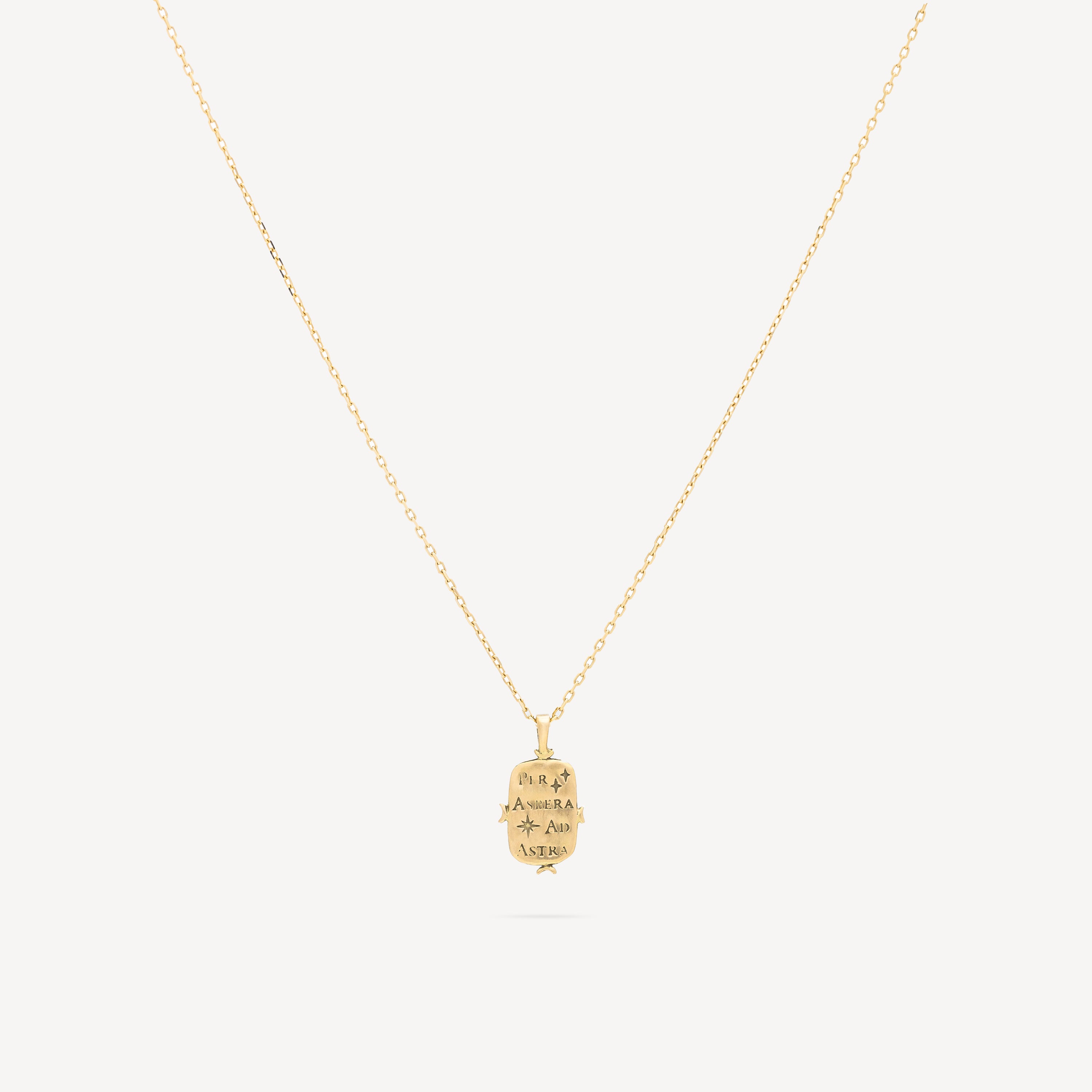 Ad Astra Yellow Gold Necklace