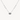 Small marquise eye diamond necklace