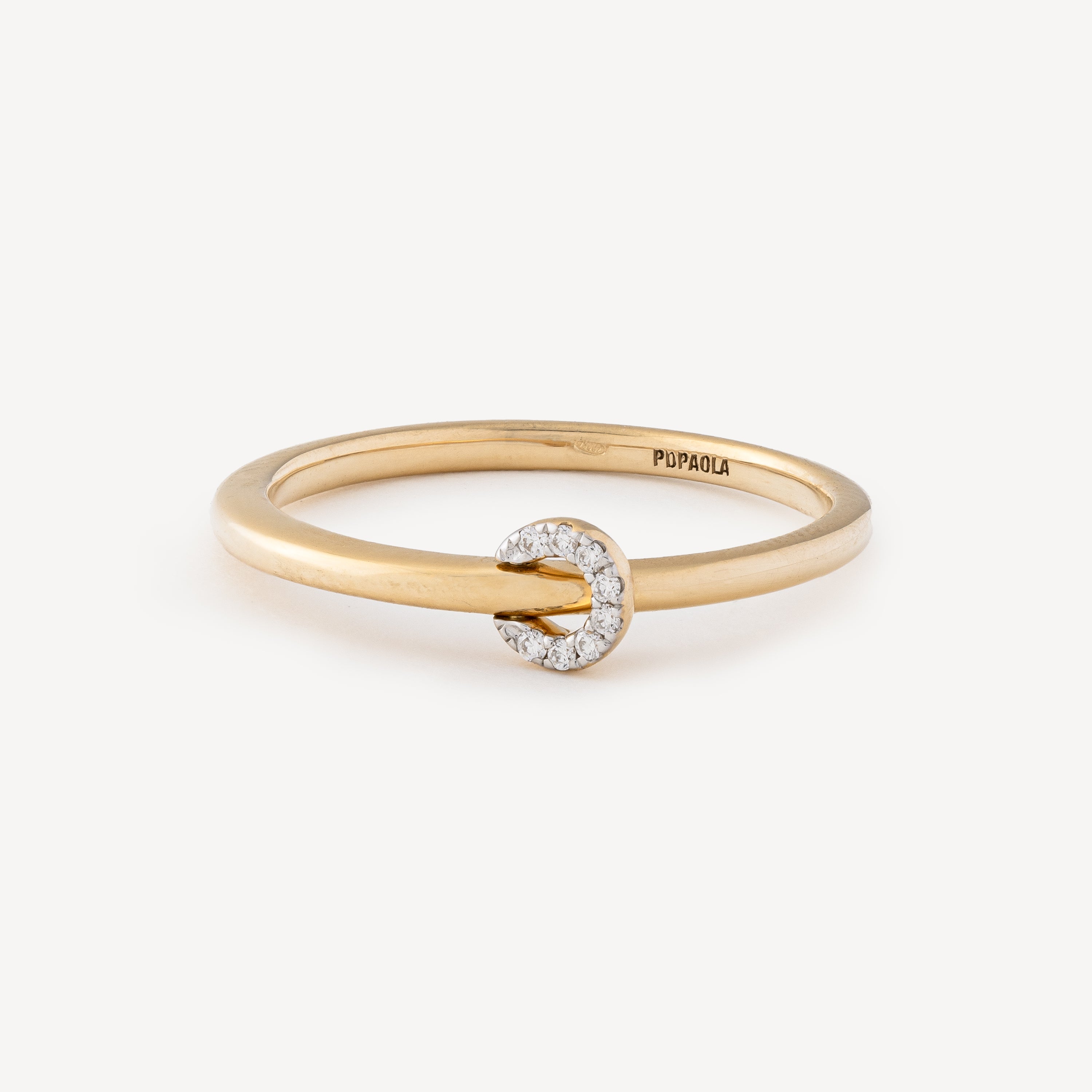 Loop Gold Diamond Ring