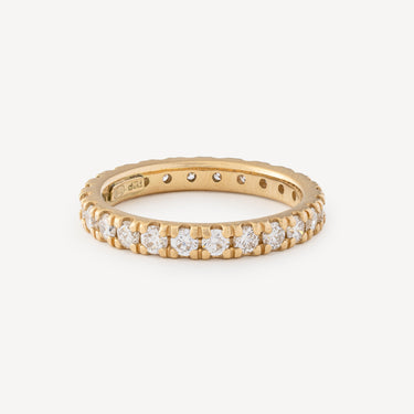 Eternity Yellow Gold Diamond Ring