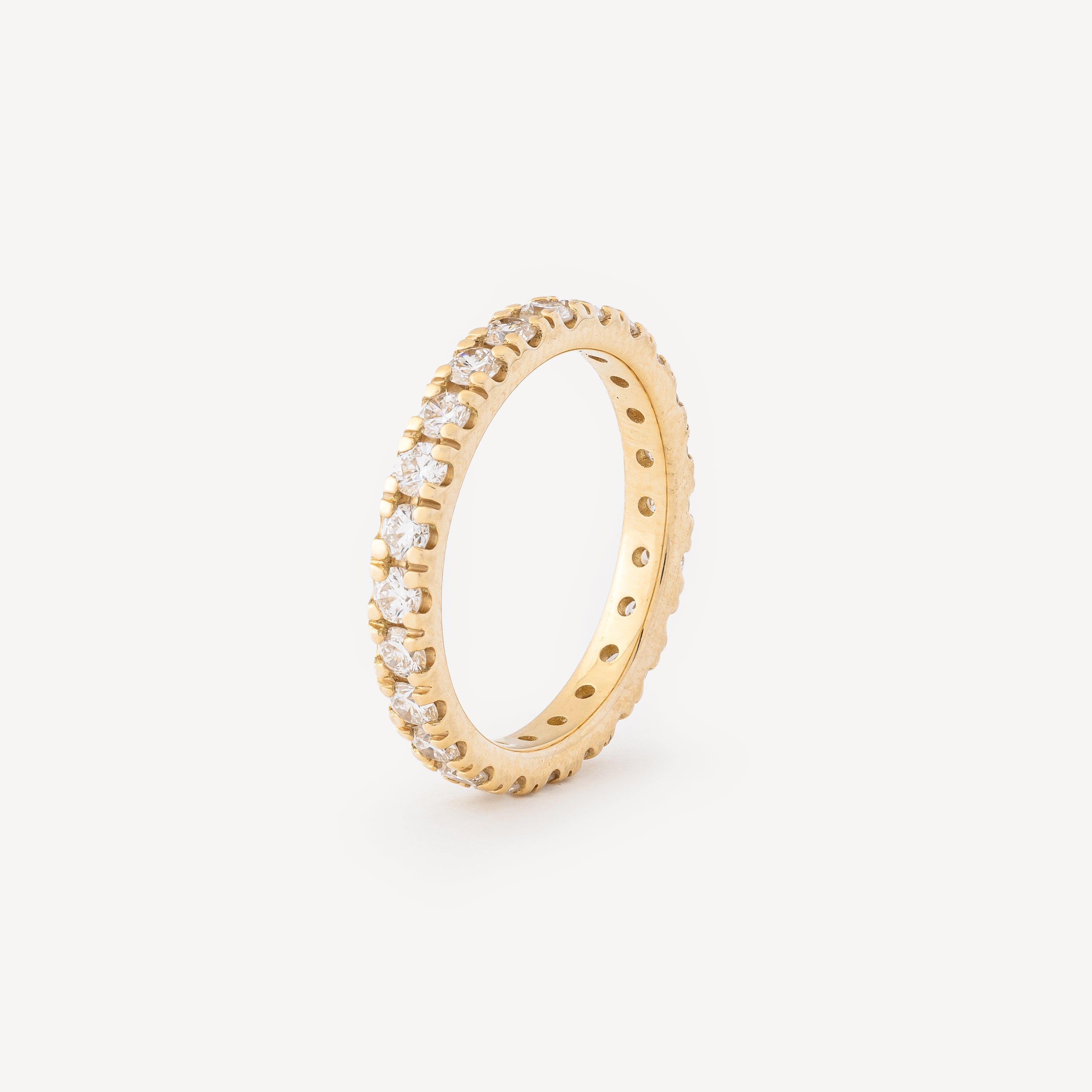 Eternity Yellow Gold Diamond Ring