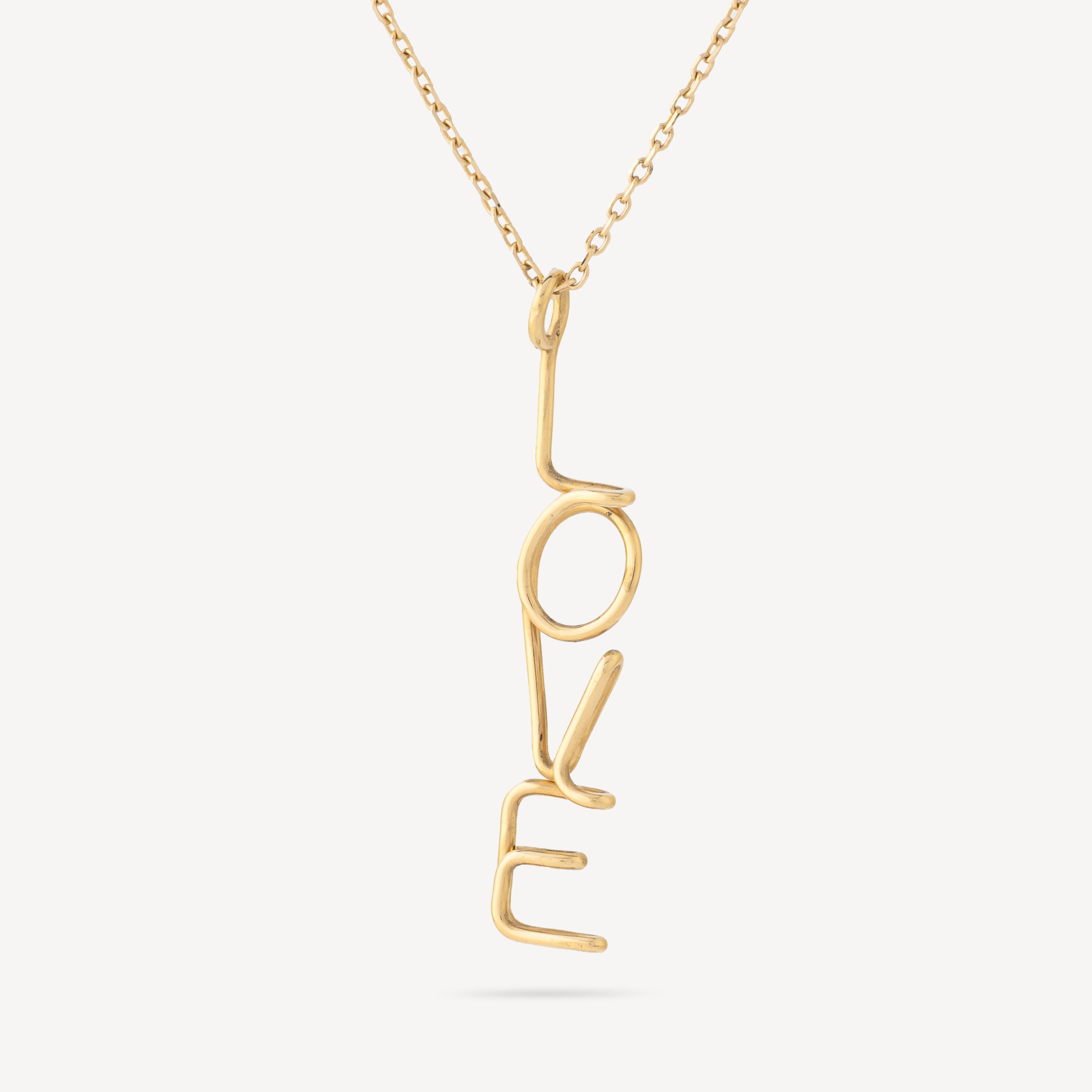 Love necklace Yellow gold