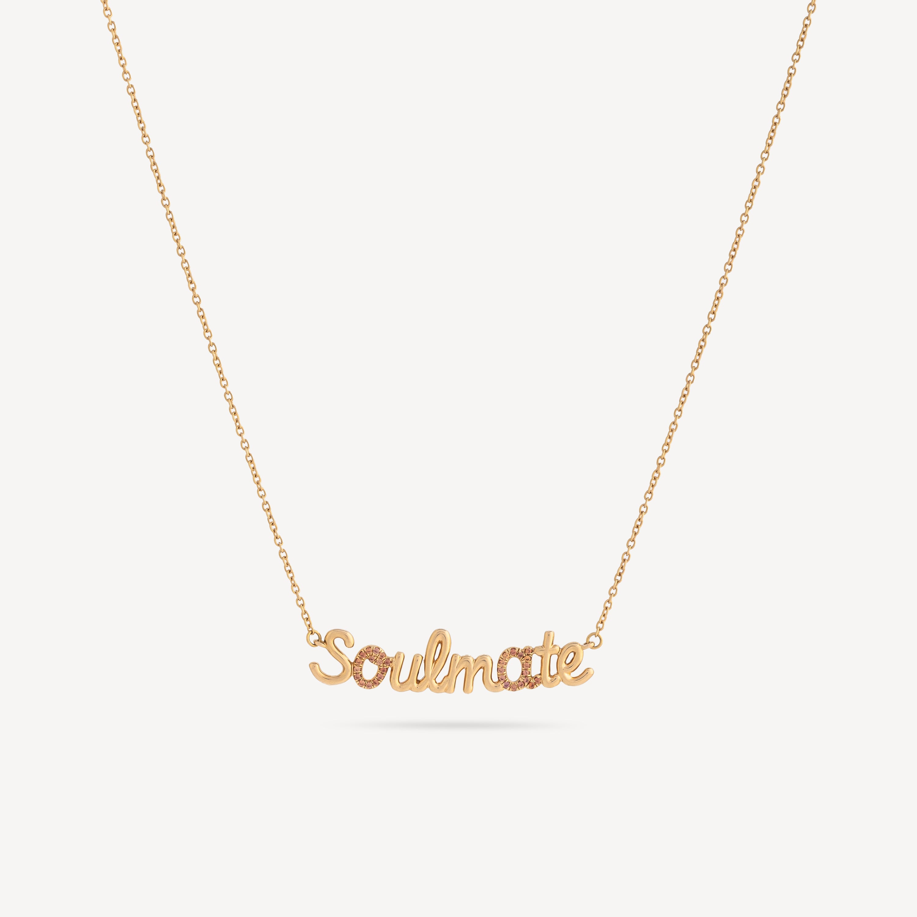 Soulmate necklace Rose Gold