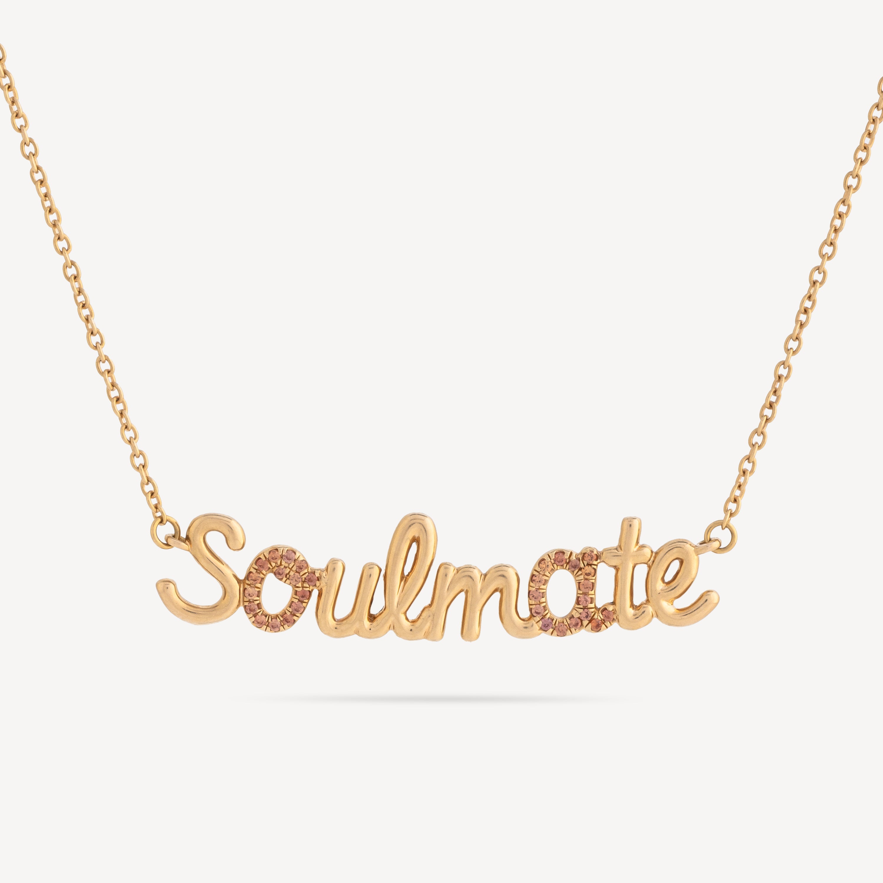 Soulmate necklace Rose Gold