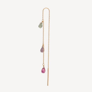 Drops Of Rose Petals Earring