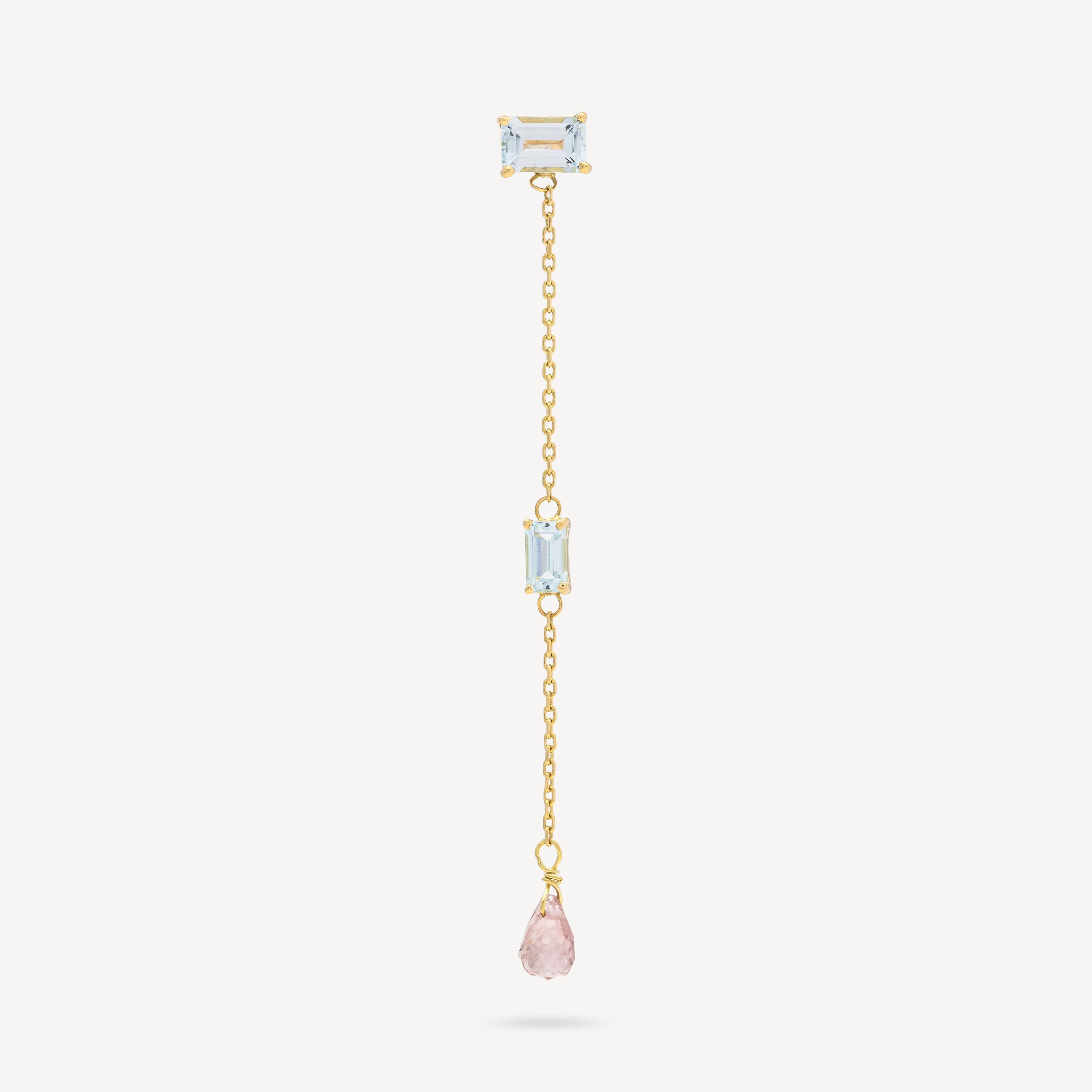 Dangling Skies Sapphire Earring