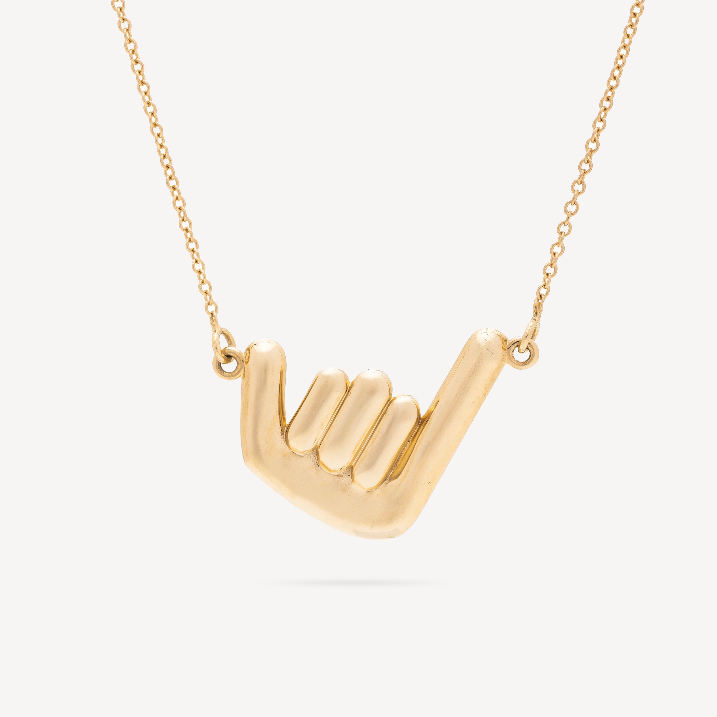 Shaka Golden necklace