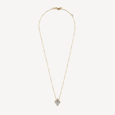 Flow Yellow Gold Diamond Necklace