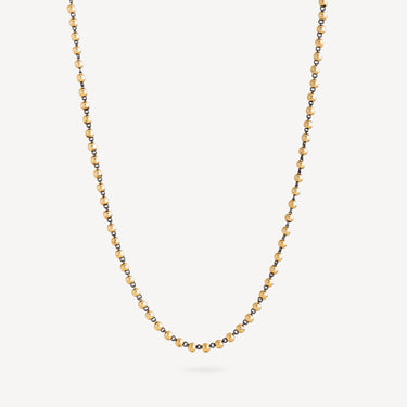 Gold beads necklace Small