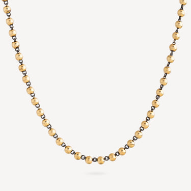 Gold beads necklace Small