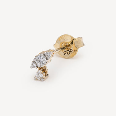 Lucy Gold and Diamond Earrings