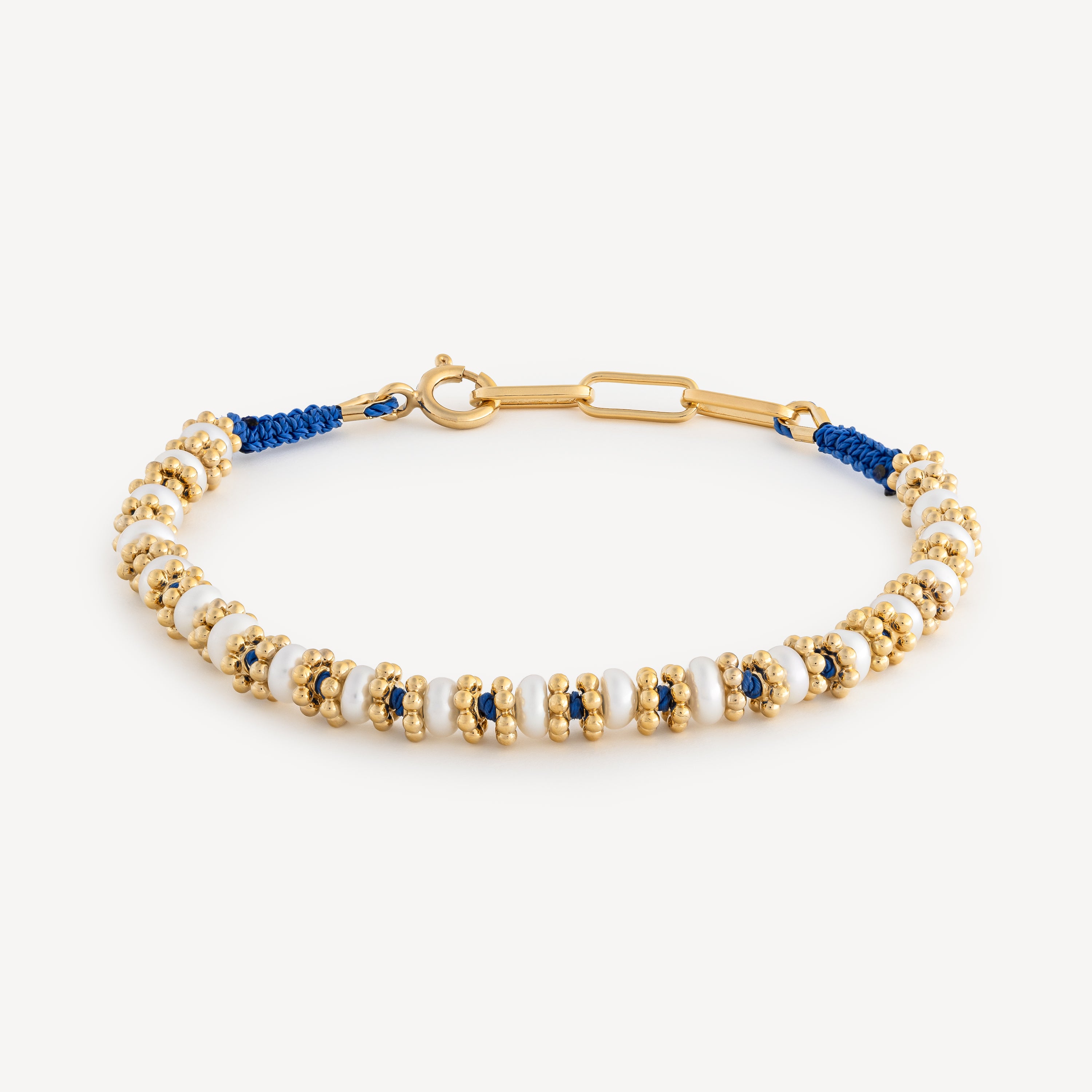 Big Kamala Gold Plate Beads Bracelet