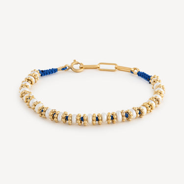 Big Kamala Gold Plate Beads Bracelet