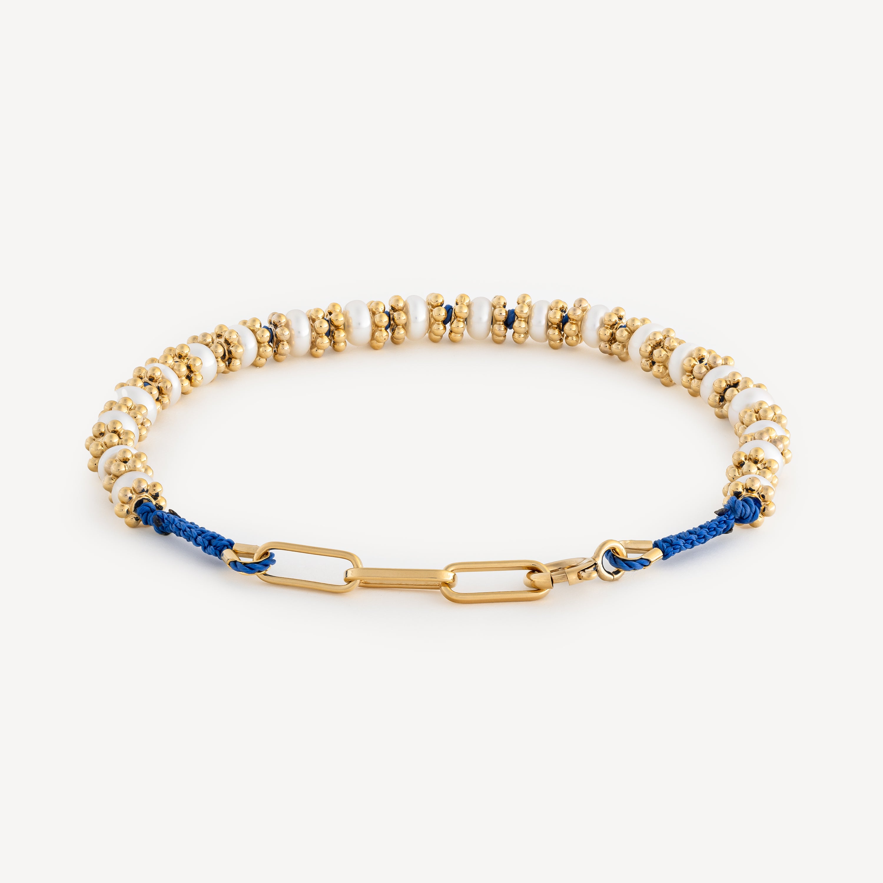 Big Kamala Gold Plate Beads Bracelet