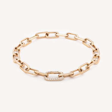 Saxon Chain Link All Diamond Bracelet