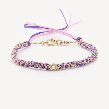 Bracelet Na Gioia Diamonds Violet Pink