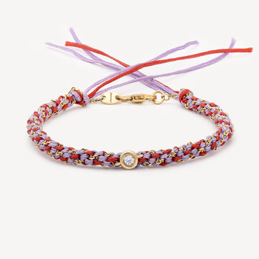 Bracelet Na Gioia Diamonds Violet Red