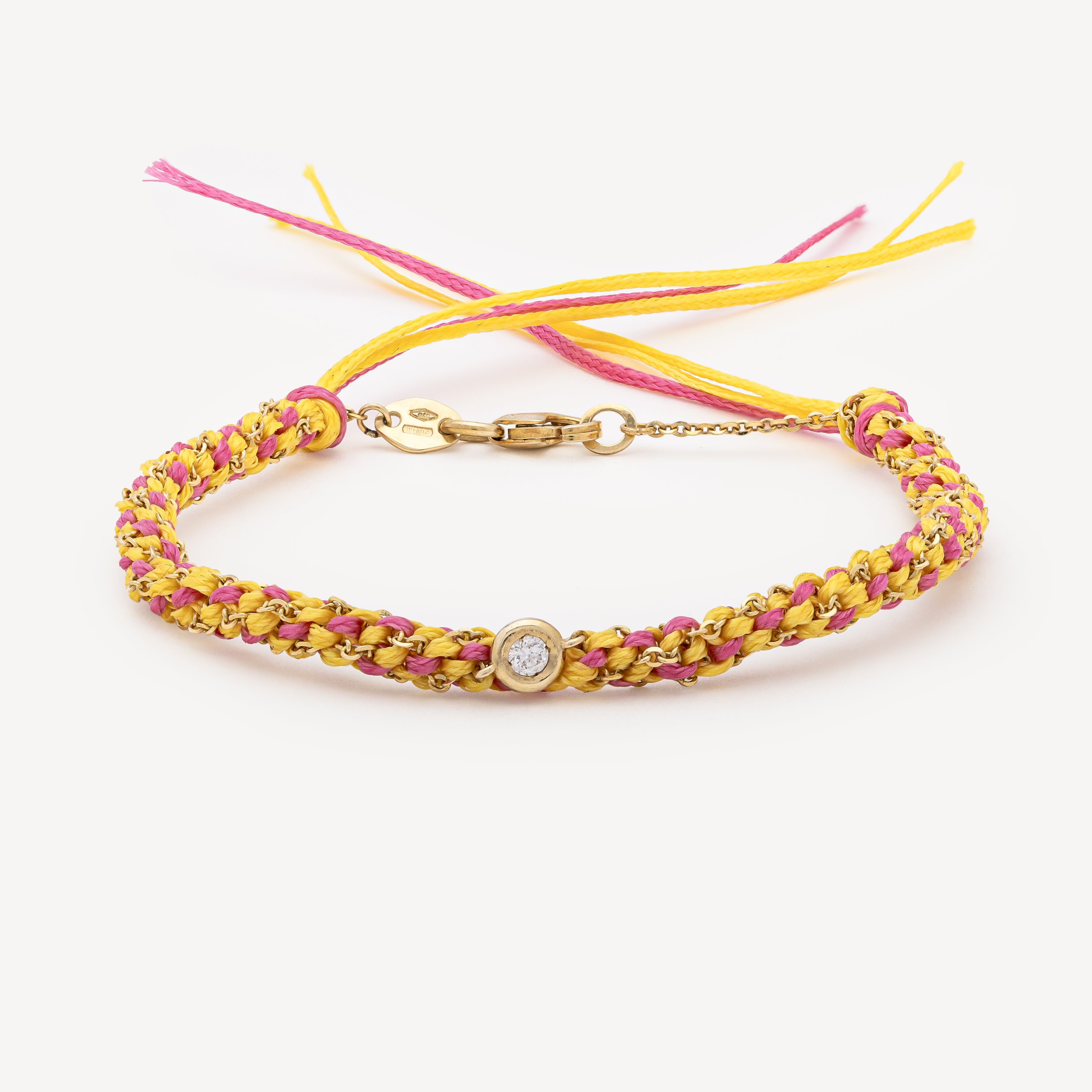 Bracelet Na Gioia Diamonds Yellow Pink