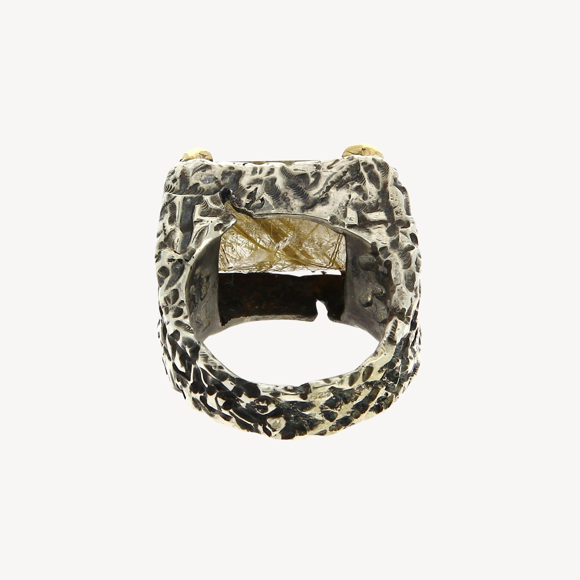 Rutile Quartz Ring