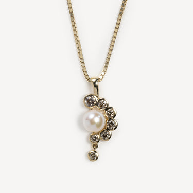 Necklace Martha N°2 Pearl Diamond