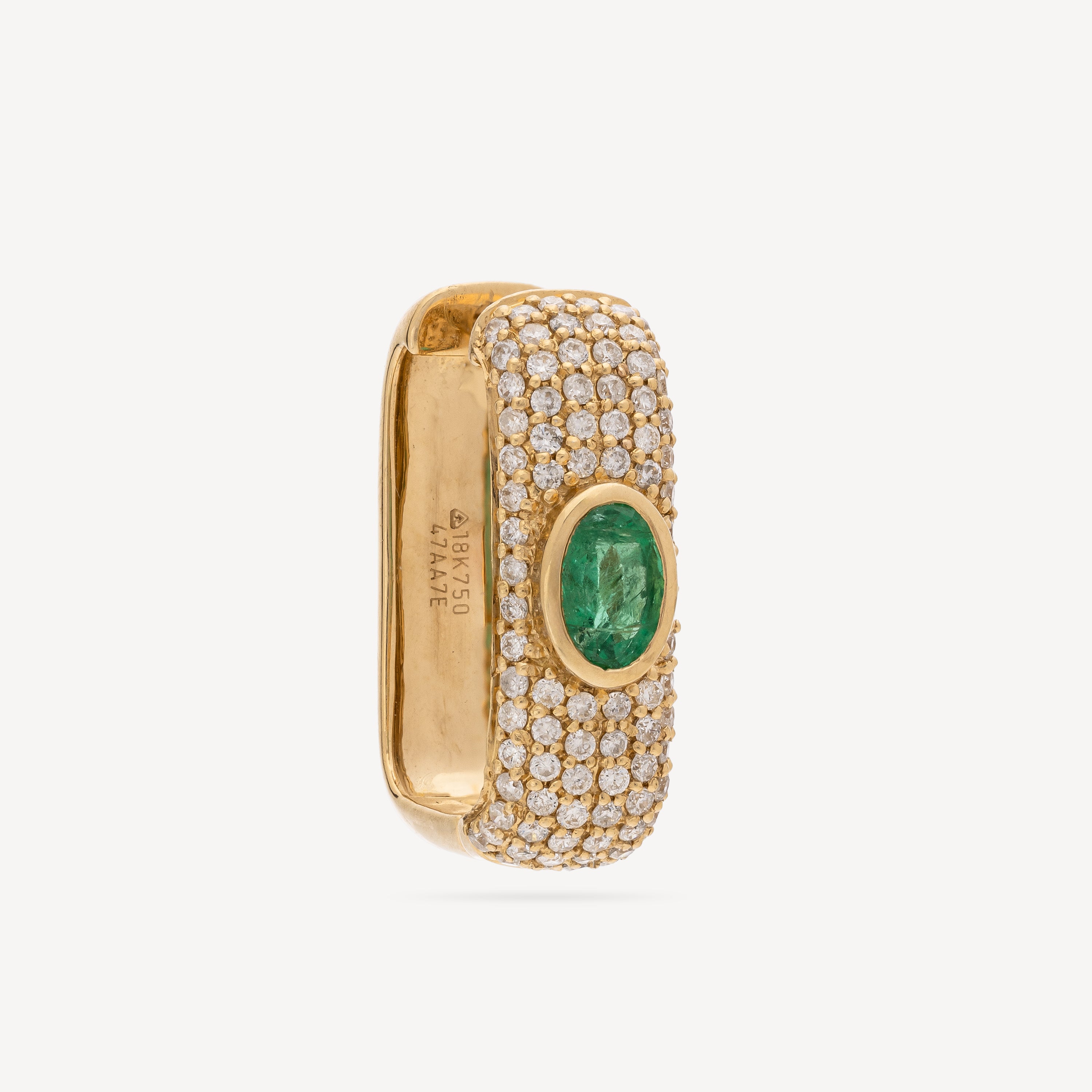 Earring Kshama Emerald Diamond