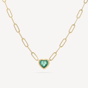 Emerald Heart necklace