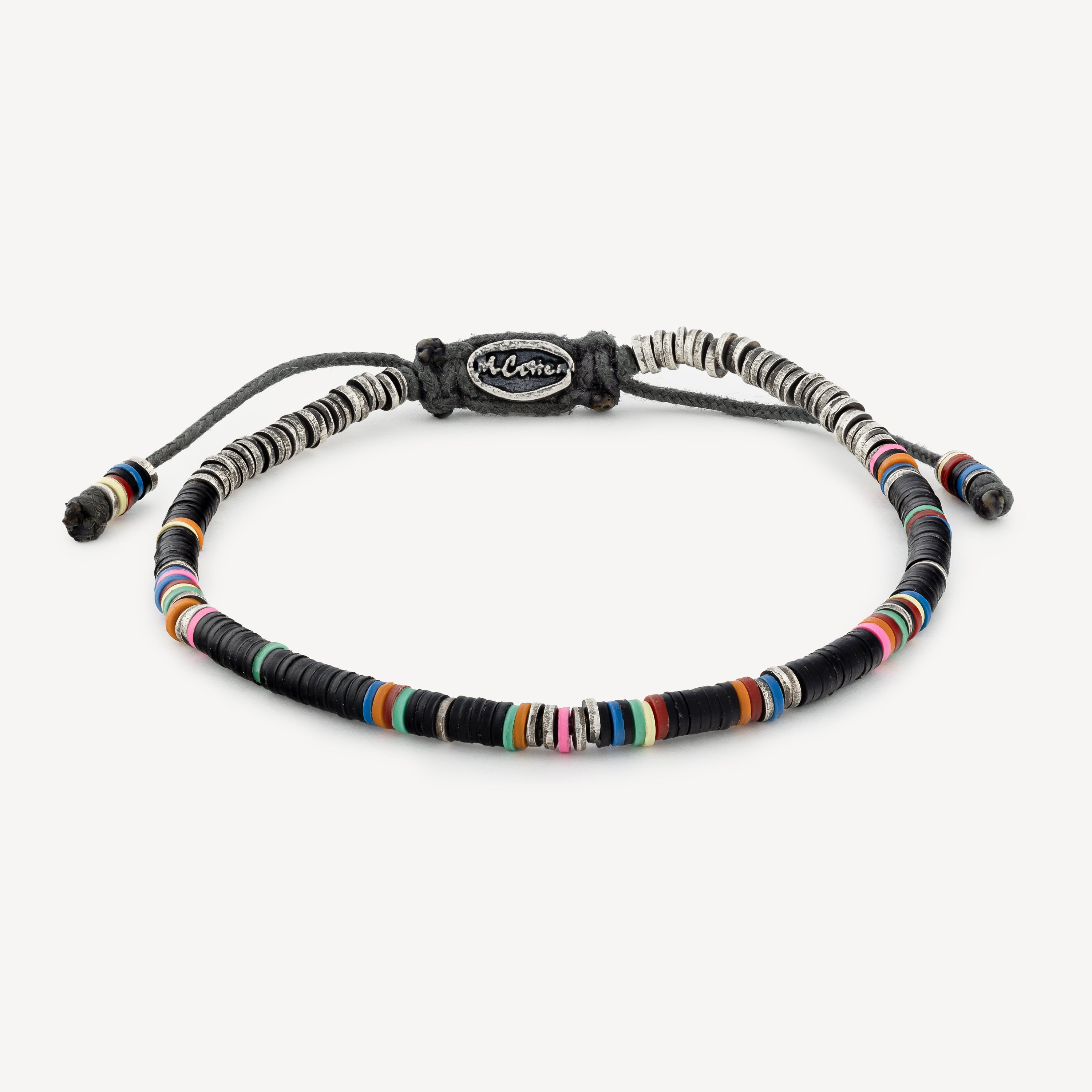 Black Mini African Disc bracelet