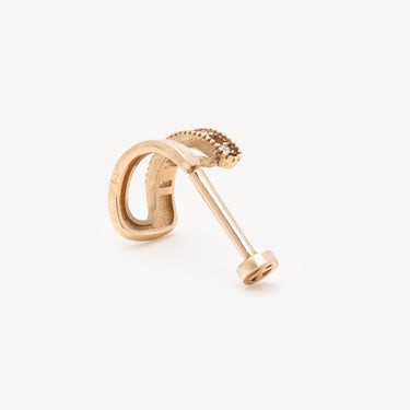 Piercing Stud Incurved Rose Gold