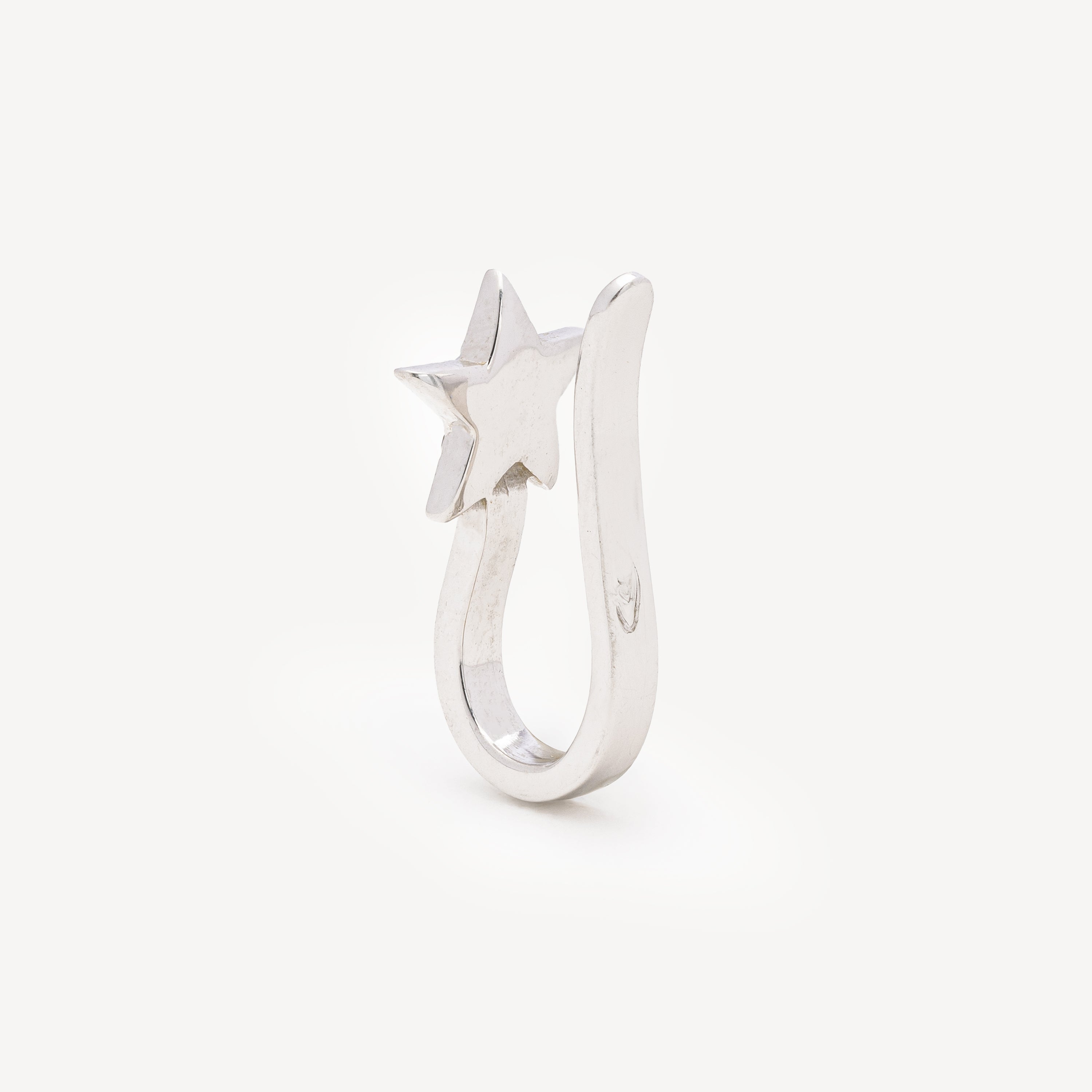 Ear Cuff Etoile Or Blanc