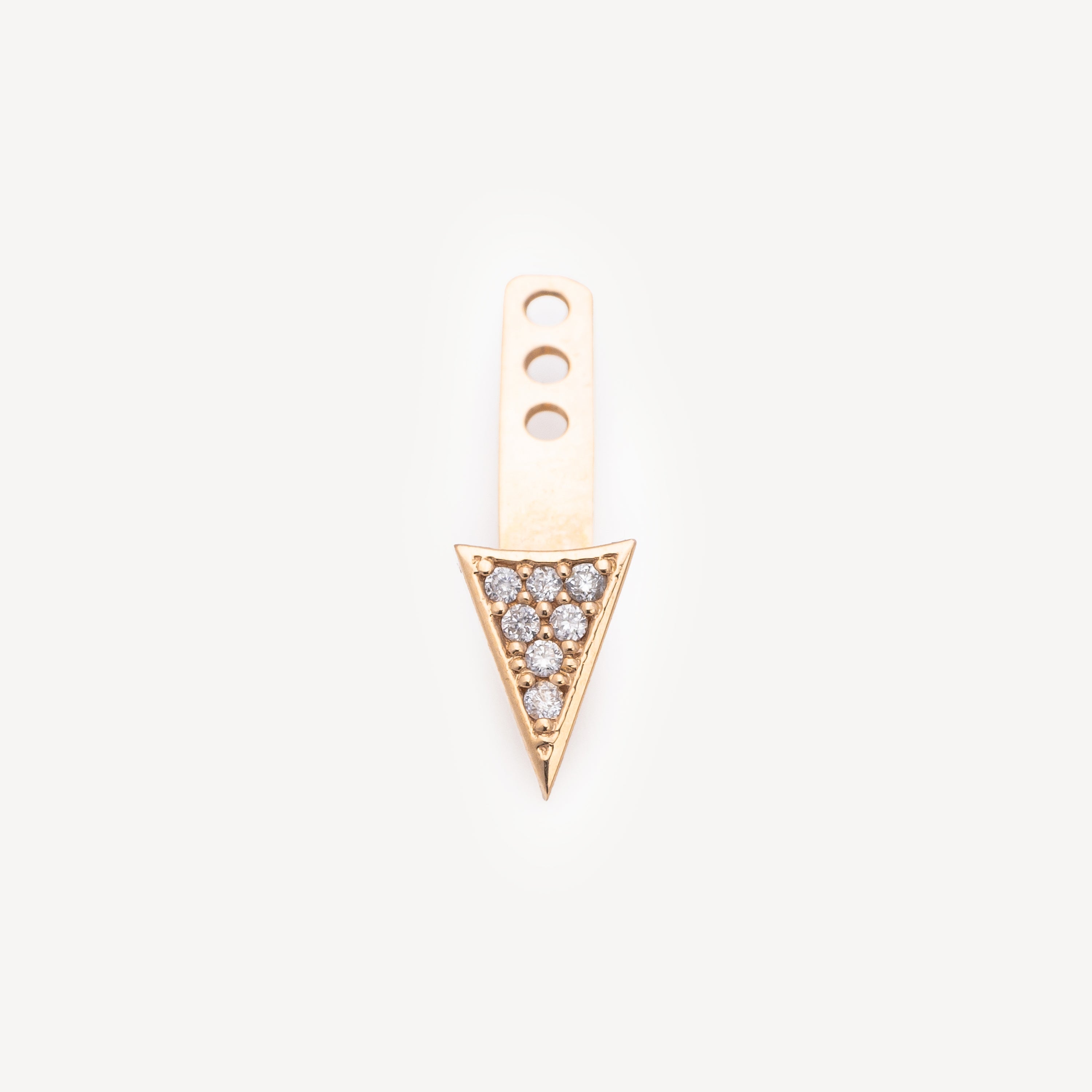 Diamond Triangle Earring