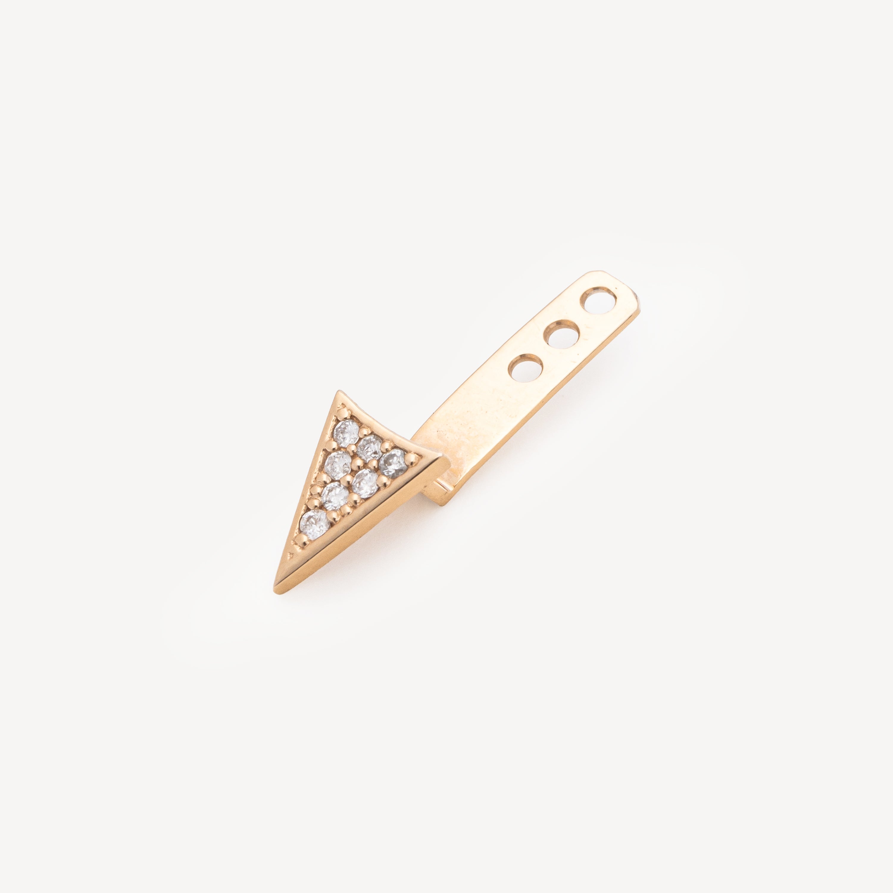 Diamond Triangle Earring