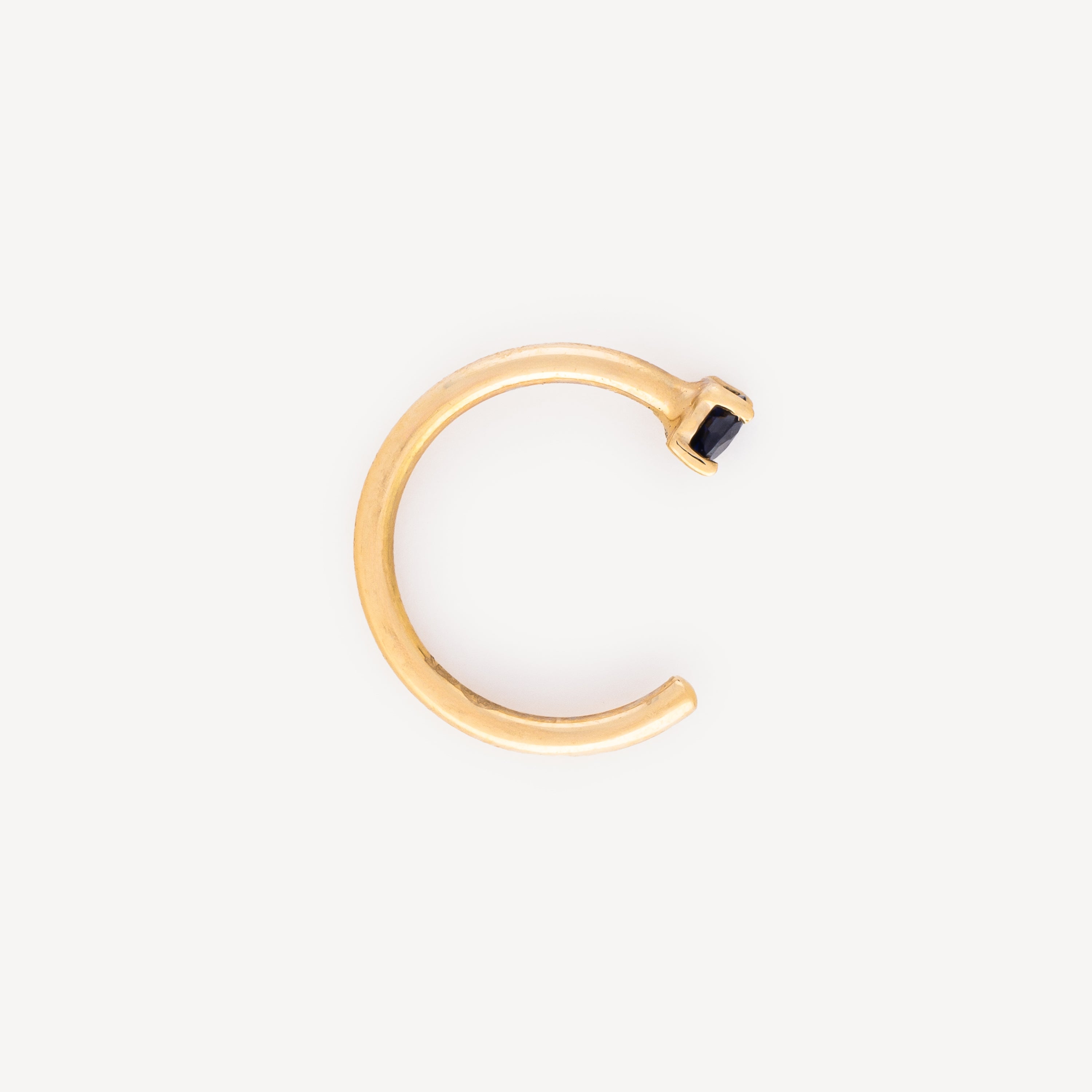 Ear Cuff Sapphire Gold