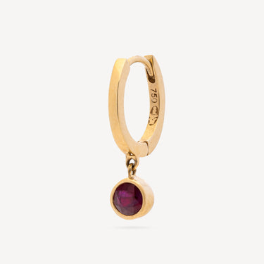 Hoop Gold Ruby