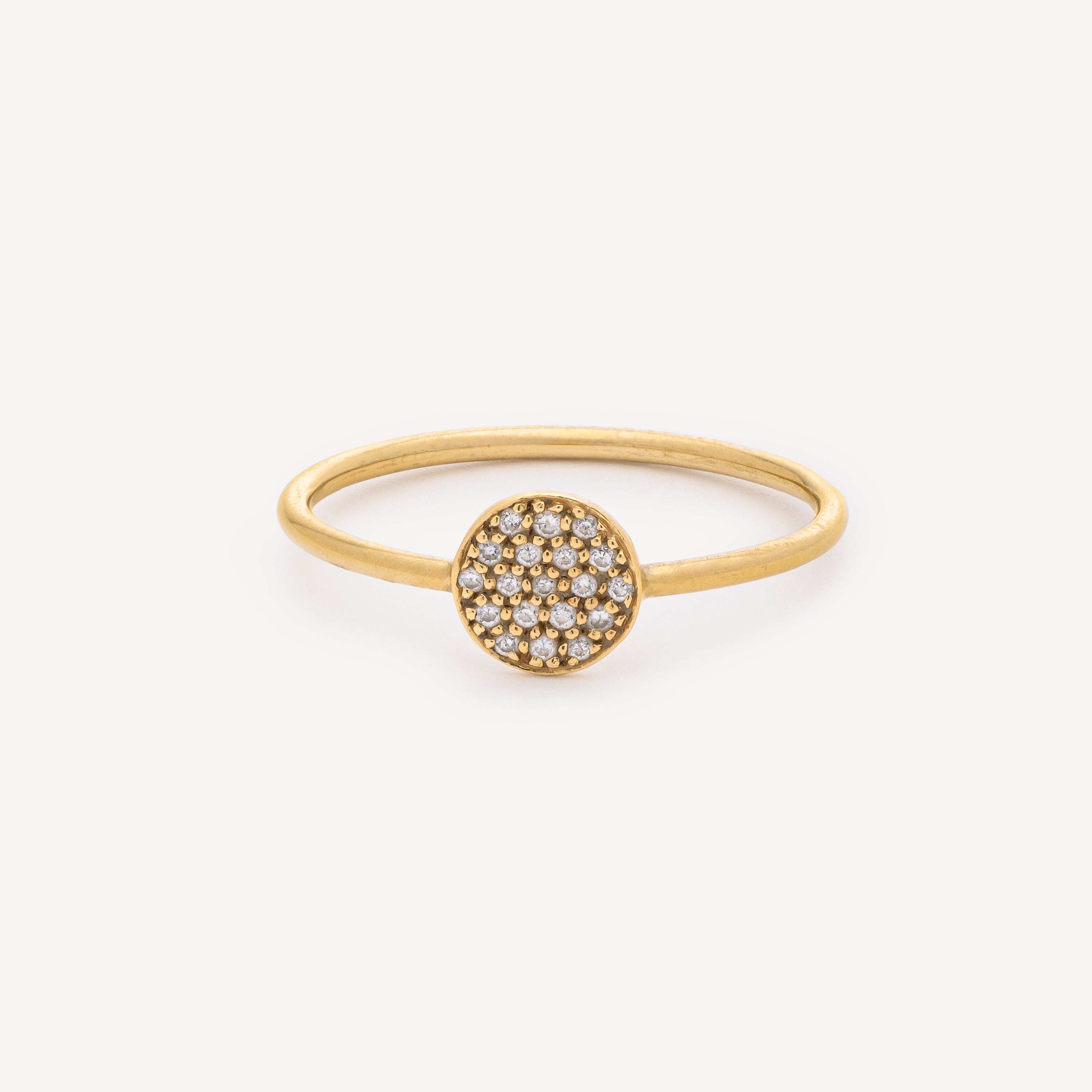 Diamond Disc Ring