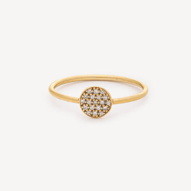 Diamond Disc Ring