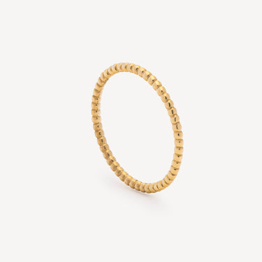 Gold Millegrain Ring