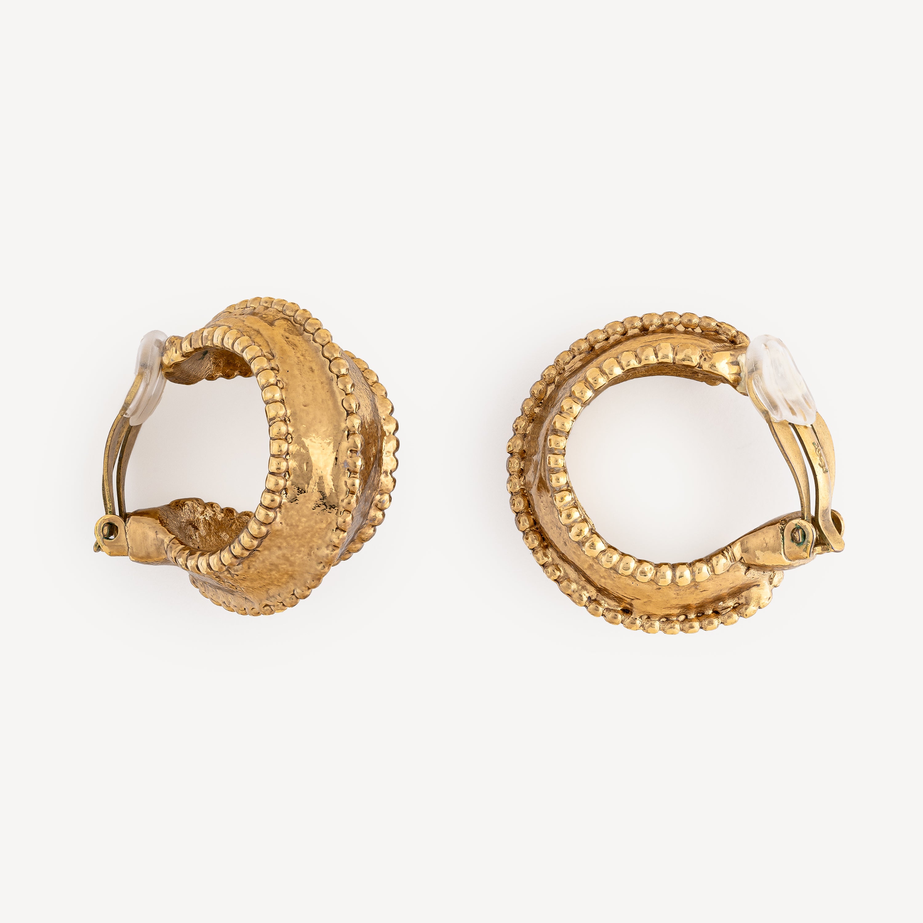 Golden Creole Earrings