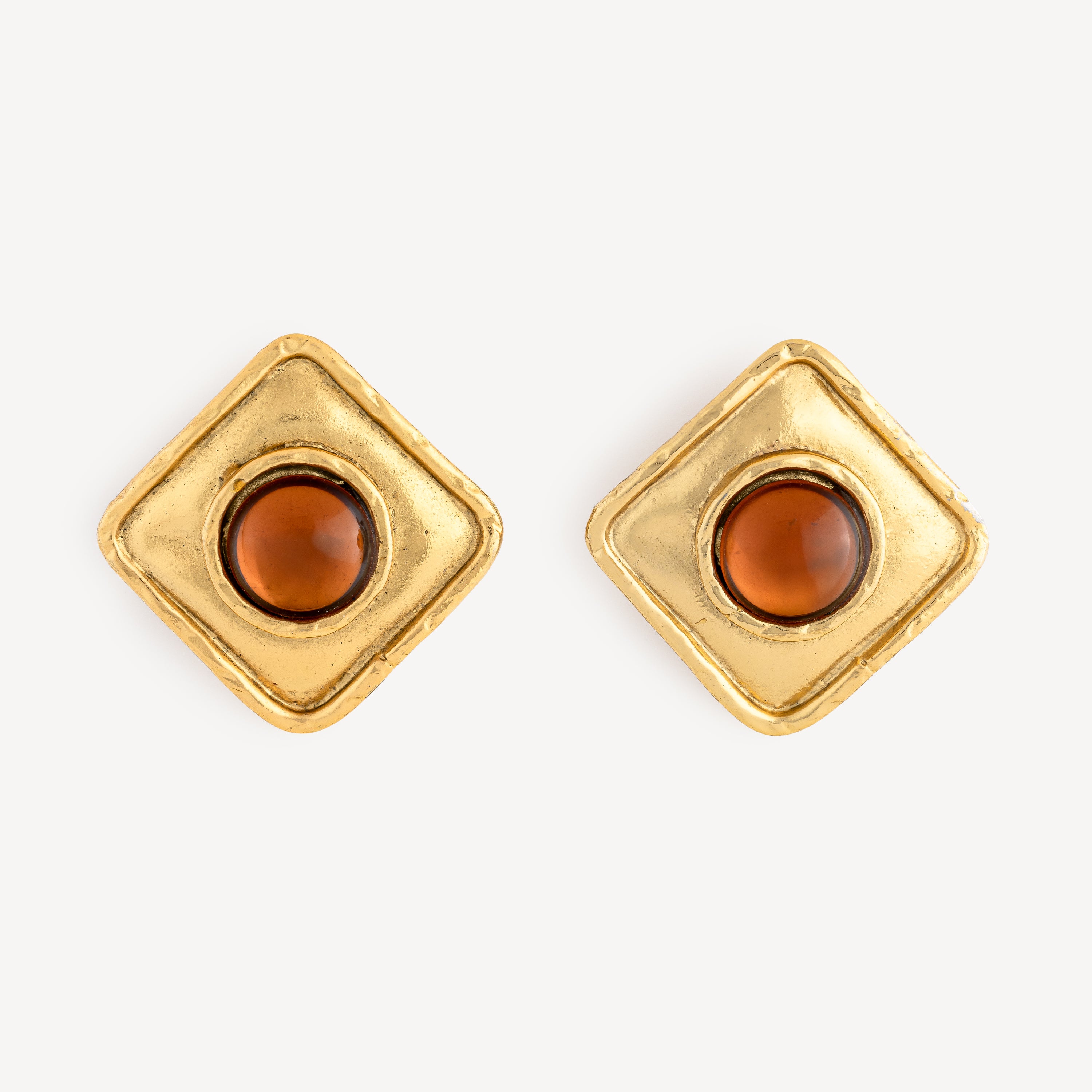 Golden Amber Earrings