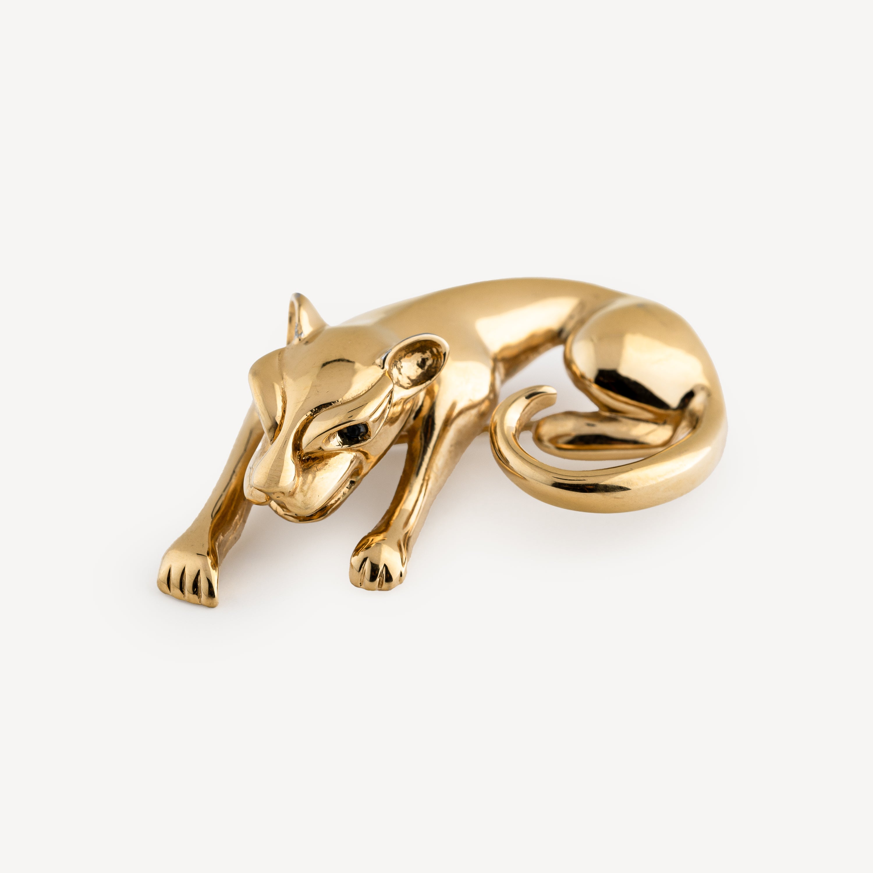 Green Eyes Panther brooch