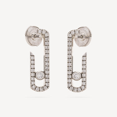 Move Gold Diamond Earrings