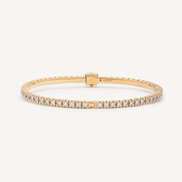 Bangle Mini Alliance Bracelet Rose Gold Diamonds