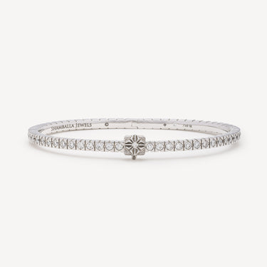 Bracelet Mini Alliance Bangle White Gold Diamonds