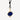 Pendant Ritratto Medium Lapis