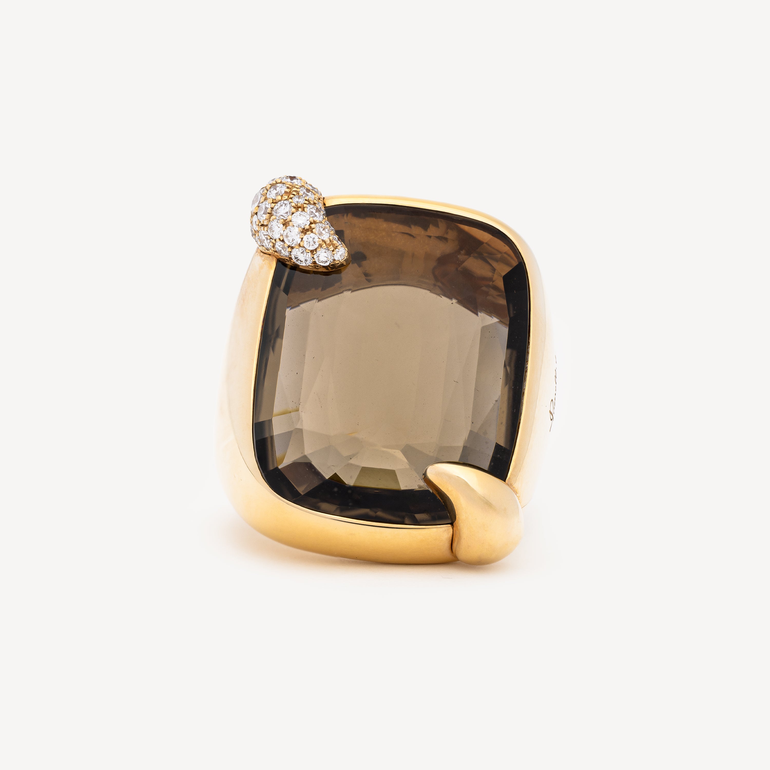 Ritratto Maxi Smoky Quartz Ring