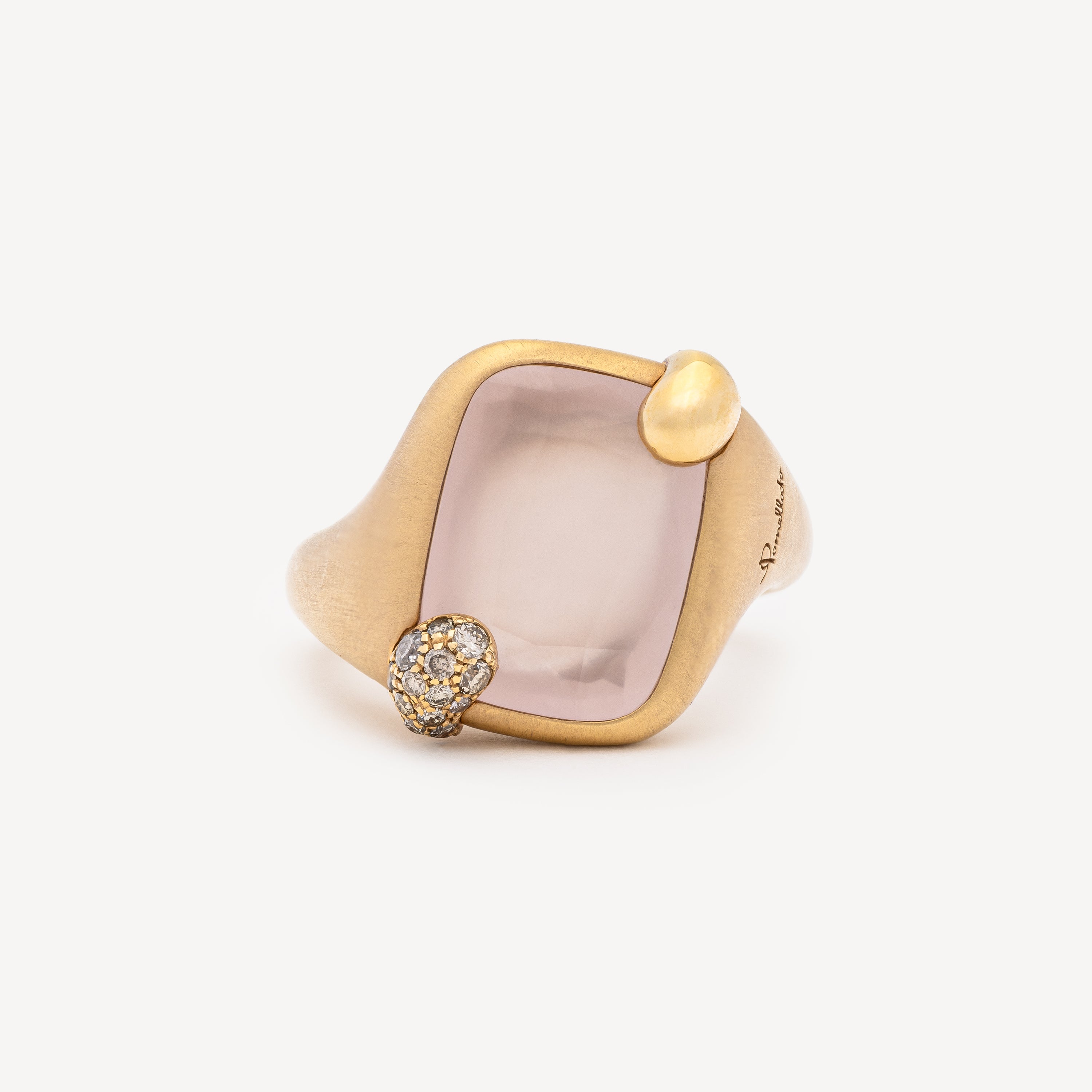 Ritratto Mini Rose Quartz Ring