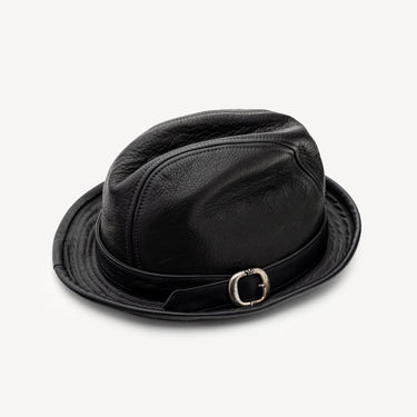 Black Leather Hat