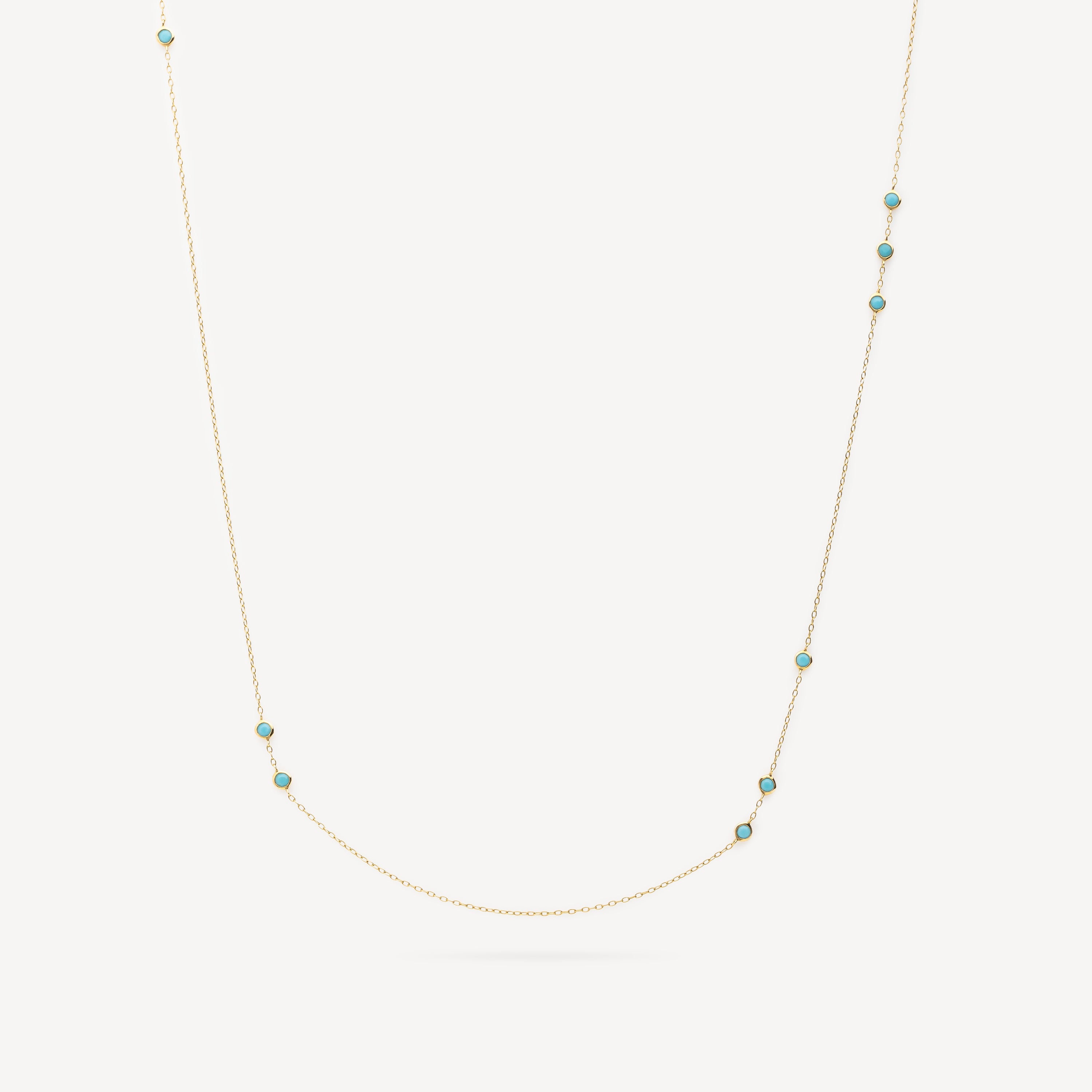 Turquoise Necklace Sautoir