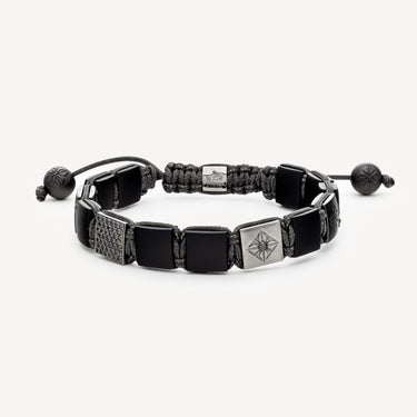 Bracelet Lock Black Jade Diamonds