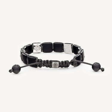 Bracelet Lock Black Jade Diamonds